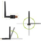 EDUP Dual-Band WiFi Adapter - 600 Mbps - USB 2.0 - 2dBi Antenne