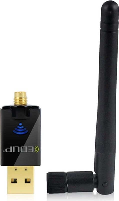 EDUP Dual-Band WiFi Adapter - 600 Mbps - USB 2.0 - 2dBi Antenne