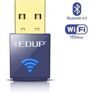EDUP USB WiFi + Bluetooth Adapter - 150Mbps - 2.4Ghz