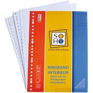 Interieur 05 Wiskundepapier - Ruit 5 mm - A4 23 rings