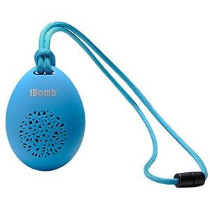 IBomb Cobble draadloze Bluetooth-luidspreker met ingebouwde microfoon en selfie camera afstandsbediening - blauw