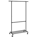 Kledingrek - Zwart - Metaal