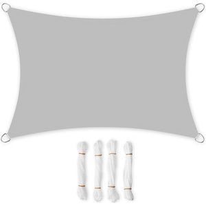 Zonnezeil - 3 x 5 m - Slijtvast Polyester - Waterdicht - Windbestendig