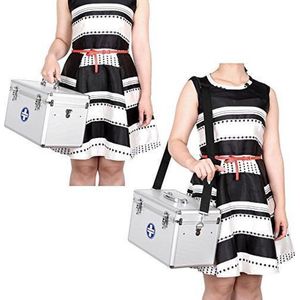 SONGMICS - EHBO-doos - Zilver - JBC362S - Aluminium en ABS