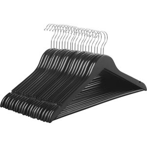 SONGMICS Metalen broekenhanger, 10 stuks, hanger, 31 cm, met 2 anti-slip clips, voor rokken, broeken, ondergoed, hanger, ruimtebesparend, roestvrij, 360° draaibaar, roségoud CRI46R-10