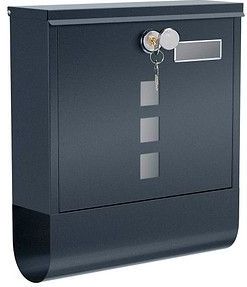 Brievenbus - Antraciet - Staal - Met Sleutel