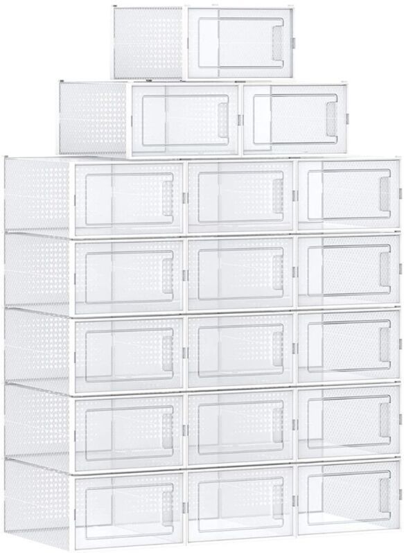 Opbergbox - Transparant - Kunststof - 30L