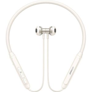 Joyroom Magnetische Bluetooth koptelefoon Sport nekband oordopjes 14,2mm - Wit (ANC, 30 h, Draadloze), Koptelefoon, Wit