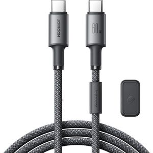 Joyroom Kabel S-A50 Unlimited Series 60W USB-C / USB-C met organisator magnetycznym 1.2m grijs