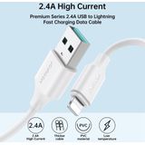 Joyroom S-UL012A9 2 Meter USB-A to Lightning Cable (White) with 2.4A Charging.