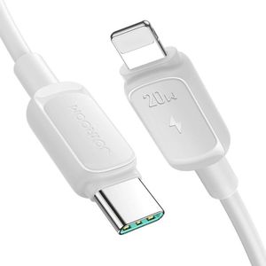Joyroom USB cable USB-C - Lightning 1.2 m wit (JYR756)