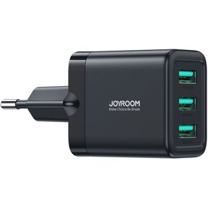 Joyroom JR-TCN02 3xUSB-A 17W 3,4A Netzladegerät - Schwarz