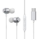 Joyroom - JR-EC06 - USB-C in-ear hoofdtelefoon - zilver