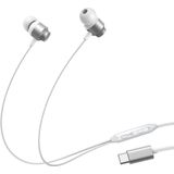 Joyroom - JR-EC06 - Koptelefoon - Zilver - Metalen In-Ear Met Snoer