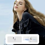 Joyroom - JR-EC06 - Koptelefoon - Zilver - Metalen In-Ear Met Snoer