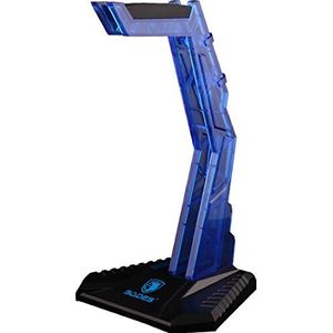 Sades Wolfsbeen SA-D1, Hoofdtelefoonstandaards, Zwart, Blauw