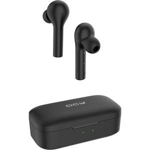 QCY TWS Smart Earbuds T5 - Volledig Draadloze In-Ear Oordopjes (Zwart)