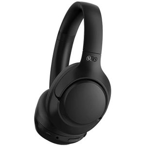 QCY H3 (Zwart) - Draadloze Noise Cancelling koptelefoon - 60u Speeltijd, Lichtgewicht, met Microfoon, Diepe Bas voor Thuis, kantoor, Gaming, Smartphone, PC, enz.