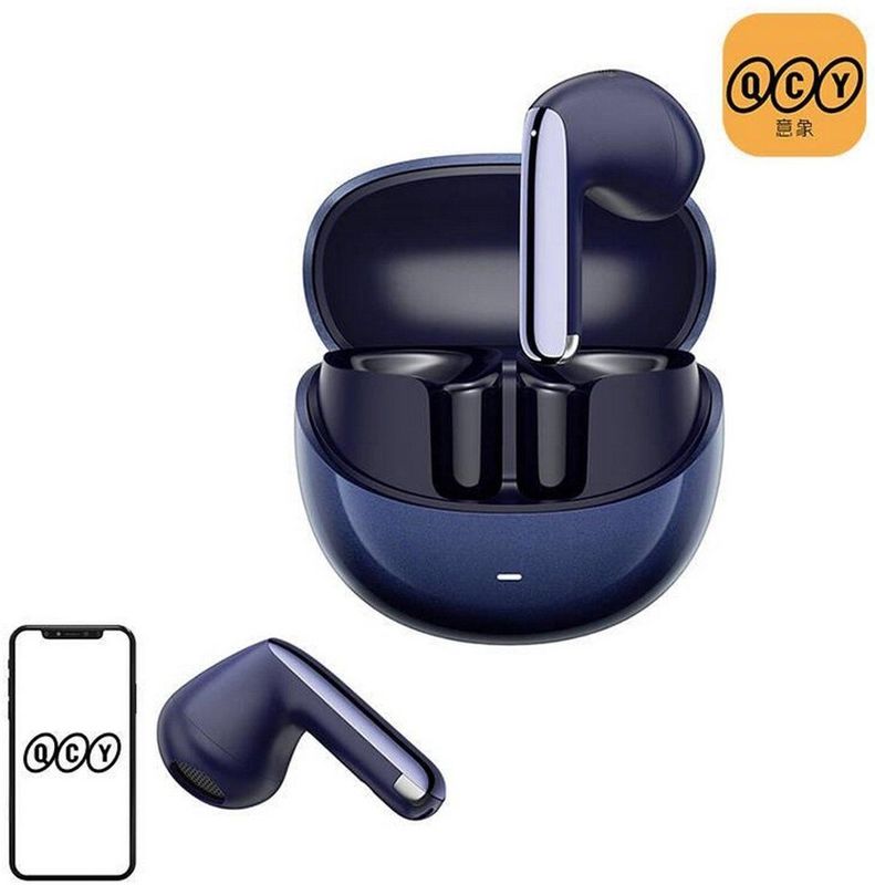 Qcy - Ailybuds Pro+ - Draadloze Oordopjes - Zwart - Ergonomisch Ontwerp