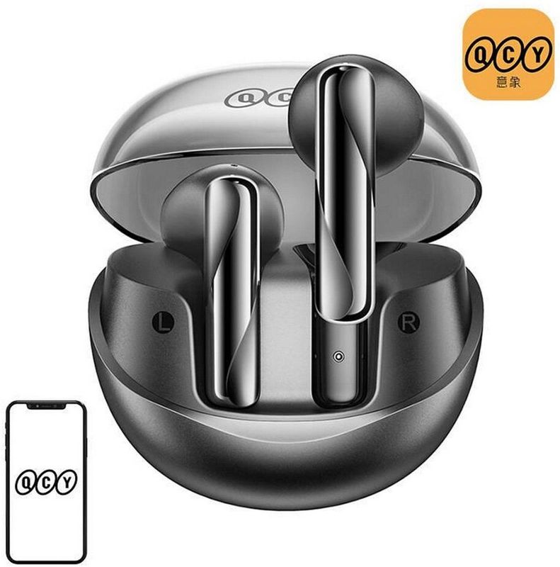 Qcy - Ailybuds Clear T32 - Draadloze Oordopjes - Transparant - Bluetooth 5.3