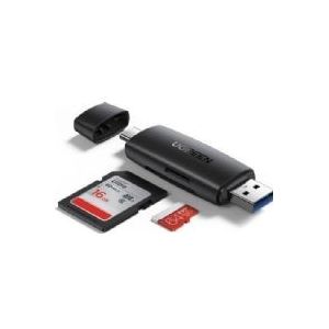 Ugreen - CM304 - Geheugenkaartlezer - Zwart - USB + USB-C