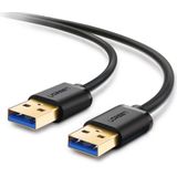 UGREEN USB-A naar USB-A SuperSpeed Data Kabel USB 3.0 5Gbps 1M Zwart