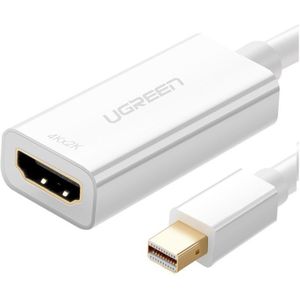 FHD Mini DisplayPort (männlich) auf HDMI (weiblich) Adapter weiß