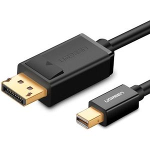 1.5M Mini DisplayPort Male to Displayport  Male Cable - Zwart