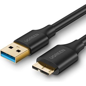 Ugreen kabel USB A Micro USB B SuperSpeed 5Gb/ 1m zwart (US130)