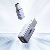 Ugreen - USB-C Naar USB-B Adapter - Printer Adapter - Grijs