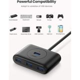 Ugreen 20291 interface hub Zwart
