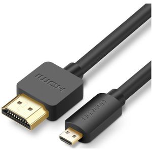 Ugreen - HD127 - micro HDMI - HDMI 2.0 kabel - 2 - m - zwart