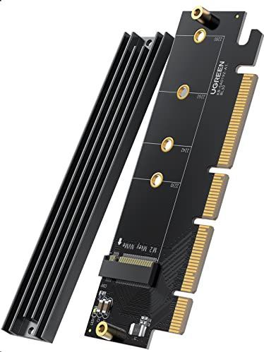 Ugreen - CM465 - PCIe 4.0 x16 naar M.2 NVMe Adapter - Zwart - Robuust Ontwerp
