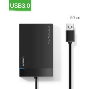 UGREEN - Externe Harde Schijf Behuizing - 2,5 Inch SATA HDD/SSD - USB 3.0 - Zwart