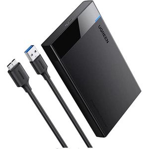 UGREEN - Externe Harde Schijf Behuizing - Zwart - SATA HDD/SSD - USB 3.0