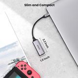 Ugreen USB-C Gigabit Ethernet-adapter - 10/100/1000 Mbps - 20cm - Grijs