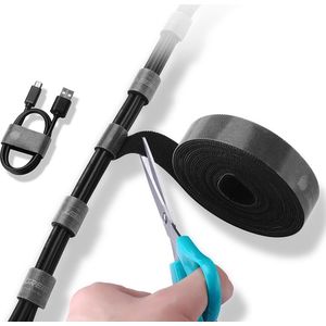 Ugreen - Kabel Organiser - Kabelbinders - Klittenband - 5 Meter - Zwart