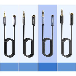 UGREEN - AV118 - Audiokabel - Blauw - 0,5m - 3,5 mm Aansluiting