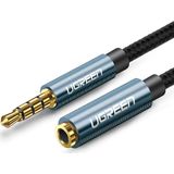 Ugreen - Adapterkabel - AUX Verlengstuk 3,5 mm 2m Blauw