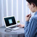 Ugreen - Adapterkabel - AUX Verlengstuk 3,5 mm 2m Blauw