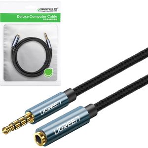 Ugreen - Adapterkabel - AUX Verlengstuk 3,5 mm 2m Blauw