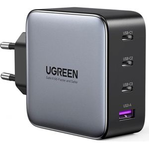 UGREEN - Nexode - Oplader - 100W - USB C - 4 Poorten