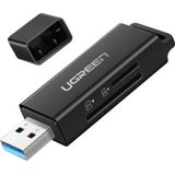 Ugreen 40752 geheugenkaartlezer USB Zwart