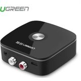 UGREEN Receiver Bluetooth 5.1 2x RCA, jack 3,5mm, aptX HD (zwart)