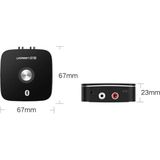 Ugreen - Mobiele Bluetooth 5.0 Audio Ontvanger - Zwart - Ingebouwde Accu