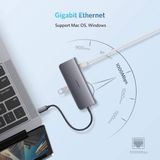 USB-C Hub - 9-in-1 - HDMI - VGA - USB 3.0 - Kaartlezers - Oplaadpoort
