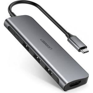 UGREEN 5-in-1 USB-C Hub met USB-A / USB-C / HDMI voor Tablet/Telefoon