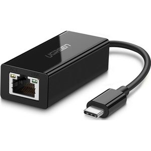 UGreen USB-C Ethernet Adapter - Gigabit - Zwart