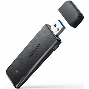 UGREEN CM492 USB Adapter - Dual-Band - 2,4 GHz + 5,0 GHz - Zwart
