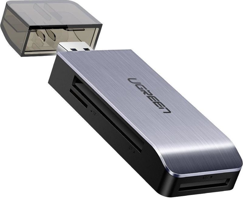 Ugreen 50541 Geheugenkaartlezer - USB 3.2 Gen 1 - Staal